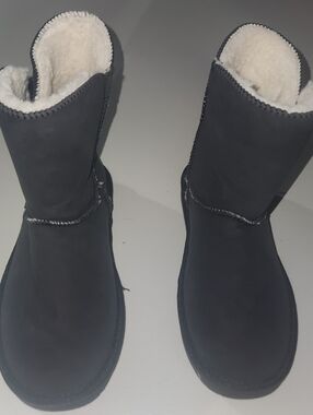 Nautica Women's Black Winter Shearling Boots Size 7